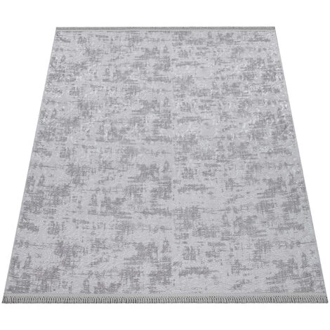 Paco Home Tapis De Salon, Tapis Poils Ras De Salon Au Look Oriental, Lavable, En Gris 60x100 Cm 5 Paco Home Tapis De Salon, Tapis Poils Ras De Salon Au Look Oriental, Lavable, En Gris 60x100 Cm – Image 5
