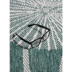 UNAMOURDETAPIS Tapis Exterieur 200x290 Cm Rectangulaire AF PARAPLE REVERSIBLE Vert Terrasse, Jardin Adapté Au Chauffage Par Le Sol - Vert -Tapis et paillasson Soldes 51771853 4