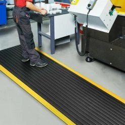 ETM Tapis Anti-fatigue Softer-Work-Mat Ribbed Noir-jaune 60 X 50 Cm - Noir/Jaune 6 ETM Tapis Anti-fatigue Softer-Work-Mat Ribbed Noir-jaune 60 X 50 Cm - Noir/Jaune -Tapis et paillasson Soldes 51772638 3