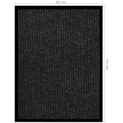 YOUTHUP Paillasson Rayé Anthracite 60x80 Cm - Anthracite 9 YOUTHUP Paillasson Rayé Anthracite 60x80 Cm - Anthracite -Tapis et paillasson Soldes 51898219 5