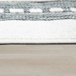 Paco Home Tapis Enfant Chambre Enfant Tapis De Jeux Route Garçon Fille Moderne Gris Beige 80x150 Cm -Tapis et paillasson Soldes 51900510 3