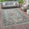 Paco Home Tapis Tendance Tissage À Plat Vintage Orient Look Usé Ornements Multicolore 200x280 Cm