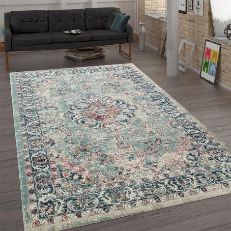 Paco Home Tapis Tendance Tissage À Plat Vintage Orient Look Usé Ornements Multicolore 200x280 Cm 2 Paco Home Tapis Tendance Tissage À Plat Vintage Orient Look Usé Ornements Multicolore 200x280 Cm – Image 2