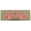 Tapis Cocos Flamands Roses 75 X 25 Cm. Rose. Marque : Esschert Design. Réf. : RB189 - Rose