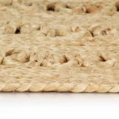Topdeal Tapis Fait à La Main Jute Tressée 90 Cm 7 Topdeal Tapis Fait à La Main Jute Tressée 90 Cm -Tapis et paillasson Soldes 52080952 3