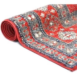 Topdeal Tapis Rouge 80x150 Cm PP 7 Topdeal Tapis Rouge 80x150 Cm PP -Tapis et paillasson Soldes 52081126 3