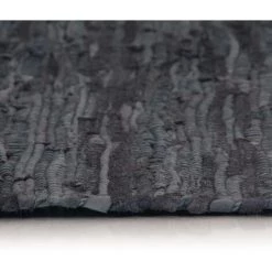 Topdeal Tapis Chindi Tissé à La Main Cuir 120 X 170 Cm Gris 8 Topdeal Tapis Chindi Tissé à La Main Cuir 120 X 170 Cm Gris -Tapis et paillasson Soldes 52085152 4