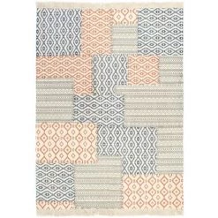 Topdeal Tapis Tissé à La Main Coton 160x230 Cm Imprimé Multicolore FF287563_FR