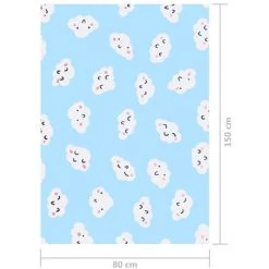 Topdeal Tapis Imprimé Multicolore 80x150 Cm Tissu FF325384_FR -Tapis et paillasson Soldes 52101613 5