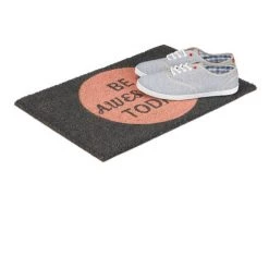 Relaxdays Paillasson Fibres De Coco 60x40 BE AWESOME TODAY Tapis De Sol Tapis D'entrée Support Anti-dérapant PVC Noir, Rose 7 Relaxdays Paillasson Fibres De Coco 60x40 BE AWESOME TODAY Tapis De Sol Tapis D'entrée Support Anti-dérapant PVC Noir, Rose -Tapis et paillasson Soldes 52199877 3
