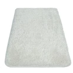 Paco Home Tapis Salle De Bain Moderne Poils Longs Uni Tapis De Bain Antidérapant Blanc 40x55 Cm -Tapis et paillasson Soldes 52486312 4