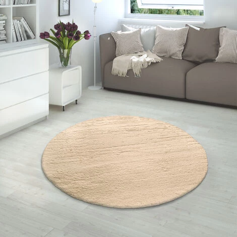 Paco Home Tapis De Salon Poils Longs Imitation Fourrure Lapin Douce Sable Crème 60x90 Cm 2 Paco Home Tapis De Salon Poils Longs Imitation Fourrure Lapin Douce Sable Crème 60x90 Cm – Image 2