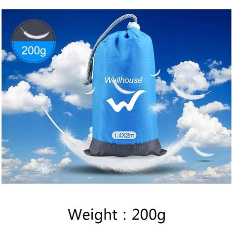 KARTOKNER Tapis De Camping Imperméable 140 × 200 Cm Couverture De Pique-nique Tapis De Camping Résistant Au Sable Couverture De Plage Tapis De Pique-nique Extérieur Pour Voyage, Camping Bleu 4 KARTOKNER Tapis De Camping Imperméable 140 × 200 Cm Couverture De Pique-nique Tapis De Camping Résistant Au Sable Couverture De Plage Tapis De Pique-nique Extérieur Pour Voyage, Camping Bleu – Image 4