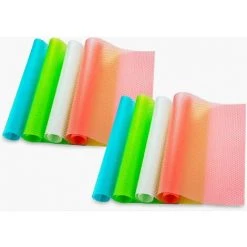 DECKON 8 Pcs 45cm * 30cm Tapis De Réfrigérateur Antibactérien Antifouling Non Slip Frigo Mat Réfrigérateur Base Coussin DIY Armoire Mat Chaussures Mat Table Mat Tapis De Tiroir