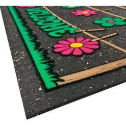 EMMEVI Paillasson D'Entrée En Caoutchouc Moderne Interne Externe Antidérapant - B 6 EMMEVI Paillasson D'Entrée En Caoutchouc Moderne Interne Externe Antidérapant - B -Tapis et paillasson Soldes 52776032 3