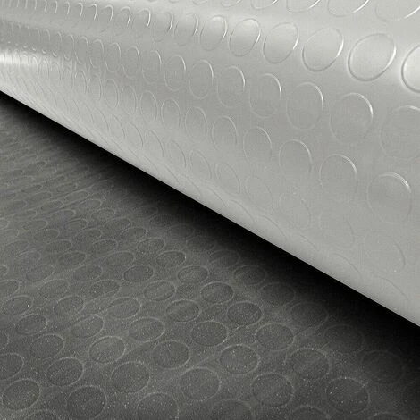 EMMEVI Tapis Protecteur De Sol En Caoutchouc Au Mètre Antidérapant Avec Revêtement Robuste à Bulles Gris - H200 3 EMMEVI Tapis Protecteur De Sol En Caoutchouc Au Mètre Antidérapant Avec Revêtement Robuste à Bulles Gris - H200 – Image 3