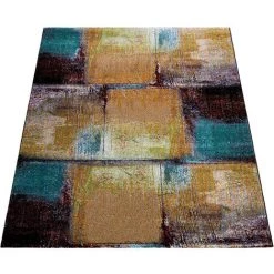 Paco Home Tapis De Salon Poils Ras Motif Géométrique Vintage Orange Turquoise Rouge 80x150 Cm 9 Paco Home Tapis De Salon Poils Ras Motif Géométrique Vintage Orange Turquoise Rouge 80x150 Cm -Tapis et paillasson Soldes 53069882 5