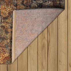 Paco Home Tapis, Tapis Poils Ras Pour Salon, Aspect Usé, Style Ethnique, Coloré 60x100 Cm -Tapis et paillasson Soldes 53096007 3