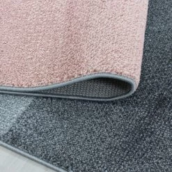 EFOR SQUARE - Tapis à Formes Géométrique - Rose & Gris 120 X 170 Cm -Tapis et paillasson Soldes 53106808 5
