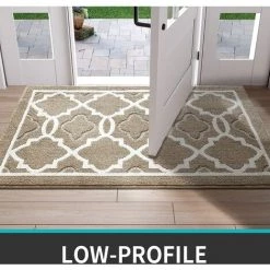 BARES Paillasson Antidérapant,Tapis De Porte Intérieur Et Extérieur | Absorbant Et Résistant,Tapis D'entrée Lavable En Machine,Anti-Poussière - 50 X 80 Cm,Marron 9 BARES Paillasson Antidérapant,Tapis De Porte Intérieur Et Extérieur | Absorbant Et Résistant,Tapis D'entrée Lavable En Machine,Anti-Poussière - 50 X 80 Cm,Marron -Tapis et paillasson Soldes 53323867 5