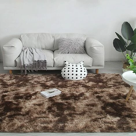 TANABATA Tapis Chambre Shaggy, Soft Tapis à Poils Longs, Tapis Salon, Moelleux Tapis Extra Doux & Confortable, Tapis Intérieur Moelleux Épais, Pour Salon Chambre Filles Enfants (Marron, 120*160cm) 5 TANABATA Tapis Chambre Shaggy, Soft Tapis à Poils Longs, Tapis Salon, Moelleux Tapis Extra Doux & Confortable, Tapis Intérieur Moelleux Épais, Pour Salon Chambre Filles Enfants (Marron, 120*160cm) – Image 5