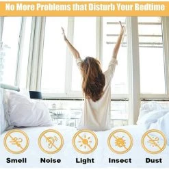 ALMI Bande InsonoriséE De Bas De Porte Bouchon De Porte Coupe-Vent Peut Efficacement Empêcher Le Vent, Poussière, Insectes Et L'isolation Phonique (Double, Brown) 9 ALMI Bande InsonoriséE De Bas De Porte Bouchon De Porte Coupe-Vent Peut Efficacement Empêcher Le Vent, Poussière, Insectes Et L'isolation Phonique (Double, Brown) -Tapis et paillasson Soldes 53417306 5