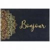 IDMAT Tapis Absorbant Boston Bonjour Mandala 50x80cm