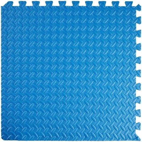 HELLOSHOP26 Ensemble De 12 Dalles Carrées Eva Tapis De Sol Sport Bleu - Bleu 4 HELLOSHOP26 Ensemble De 12 Dalles Carrées Eva Tapis De Sol Sport Bleu - Bleu – Image 4