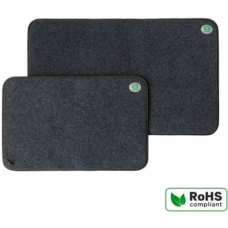 KARAT Tapis Chauffant Chauffant Jusqu'à 55°C 40 X 60 Cm - Anthracite 5 KARAT Tapis Chauffant Chauffant Jusqu'à 55°C 40 X 60 Cm - Anthracite – Image 5