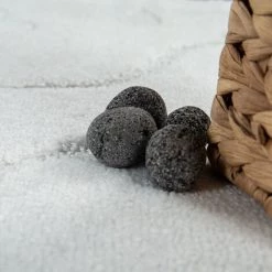 Paco Home Tapis Salle De Bain Moderne Antidérapant Tapis De Bain Empreintes De Pas Uni Blanc Ø 80 Cm Rond -Tapis et paillasson Soldes 53805296 3