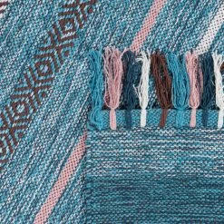 Paco Home Tapis De Salon Moderne Aspect Rayures Avec Franges Coton Tapis Tissé Vert 60x110 Cm 8 Paco Home Tapis De Salon Moderne Aspect Rayures Avec Franges Coton Tapis Tissé Vert 60x110 Cm -Tapis et paillasson Soldes 53805321 4