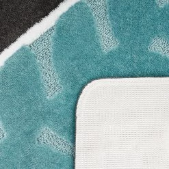 Paco Home Tapis De Bain, Tapis Poils Ras Pour Salle De Bain Avec Motif, Look 3D Gris Bleu 70x120 Cm 8 Paco Home Tapis De Bain, Tapis Poils Ras Pour Salle De Bain Avec Motif, Look 3D Gris Bleu 70x120 Cm -Tapis et paillasson Soldes 53805552 4