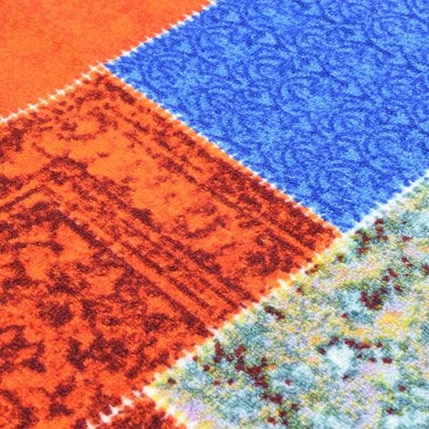 LANGRAY Tapis De Couloir Multicolore 80x150 Cm Maison & Jardin 2 LANGRAY Tapis De Couloir Multicolore 80x150 Cm Maison & Jardin – Image 2