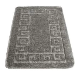 Paco Home Tapis Salle De Bain Moderne Bordure Tapis De Bain Antidérapant Gris 40x55 Cm -Tapis et paillasson Soldes 53856782 4