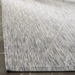 Tapis D'intérieur/extérieur Contemporain Tissé à La Puissance, Collection Cour, CY8522, En Gris, 79 X 152 Cm Par SAFAVIEH - Gris -Tapis et paillasson Soldes 53862278 3