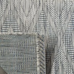 Tapis D'intérieur/extérieur Contemporain Tissé à La Puissance, Collection Cour, CY8522, En Gris, 79 X 152 Cm Par SAFAVIEH - Gris -Tapis et paillasson Soldes 53862278 4