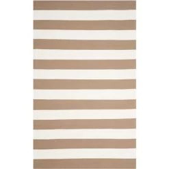 Tapis D'intérieur Moderne Tissé Plat, Collection Montauk, MTK712, En Sable & Ivoire, 91 X 152 Cm Par SAFAVIEH - Sable & Ivoire