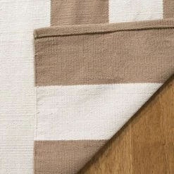 Tapis D'intérieur Moderne Tissé Plat, Collection Montauk, MTK712, En Sable & Ivoire, 91 X 152 Cm Par SAFAVIEH - Sable & Ivoire 7 Tapis D'intérieur Moderne Tissé Plat, Collection Montauk, MTK712, En Sable & Ivoire, 91 X 152 Cm Par SAFAVIEH - Sable & Ivoire -Tapis et paillasson Soldes 53863168 4