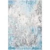 Tapis D'intérieur Bohème Chic Tissé à La Puissance, Collection Tulum, TUL207, En Gris & Bleu, 91 X 152 Cm Par SAFAVIEH - Gris & Bleu
