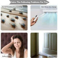 VERSAILLESFR 96cm Bas De Porte Unilatéral Avec Joint Auto-Adhésif Weather Stripping Door Seal Strip Boudin De Porte Stop Froid Protection Contre Les Courants D’air Et Le Bruit Noir ,Versailles 9 VERSAILLESFR 96cm Bas De Porte Unilatéral Avec Joint Auto-Adhésif Weather Stripping Door Seal Strip Boudin De Porte Stop Froid Protection Contre Les Courants D’air Et Le Bruit Noir ,Versailles -Tapis et paillasson Soldes 53916912 5