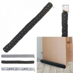 JARDIRICODECO Boudin De Porte Avec Motif Geometrique 7x80cm, 3-f