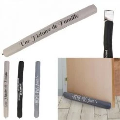 JARDIRICODECO Boudin De Porte A Message 7x80cm, 3-fois Assorti