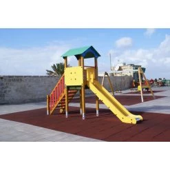 GRANUGREEN Dalle En Caoutchouc Avec Connecteurs - 50 X 50 Cm - 30 Mm D'épaisseur - Bleu 7 GRANUGREEN Dalle En Caoutchouc Avec Connecteurs - 50 X 50 Cm - 30 Mm D'épaisseur - Bleu -Tapis et paillasson Soldes 53993564 4