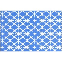 Hommoo Tapis D'exterieur Bleu Et Blanc 80x150 Cm PP 7 Hommoo Tapis D'exterieur Bleu Et Blanc 80x150 Cm PP -Tapis et paillasson Soldes 54062447 3