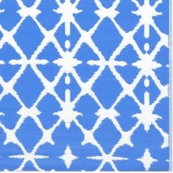 Hommoo Tapis D'exterieur Bleu Et Blanc 80x150 Cm PP 9 Hommoo Tapis D'exterieur Bleu Et Blanc 80x150 Cm PP -Tapis et paillasson Soldes 54062447 5