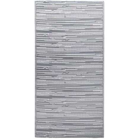 Hommoo Tapis D'exterieur Gris 120x180 Cm PP 2 Hommoo Tapis D'exterieur Gris 120x180 Cm PP – Image 2