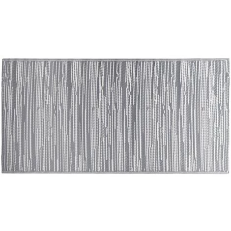 Hommoo Tapis D'exterieur Gris 120x180 Cm PP 3 Hommoo Tapis D'exterieur Gris 120x180 Cm PP – Image 3