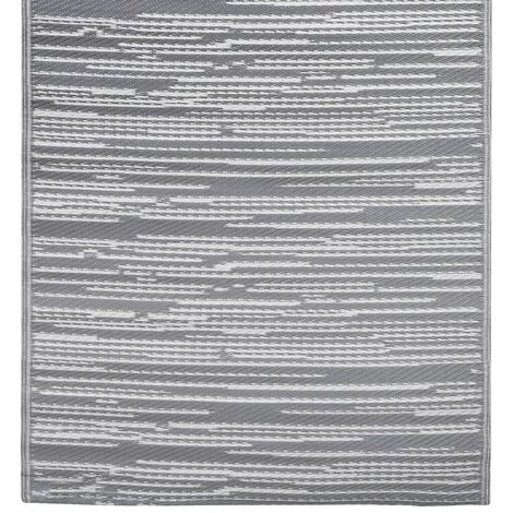 Hommoo Tapis D'exterieur Gris 120x180 Cm PP 4 Hommoo Tapis D'exterieur Gris 120x180 Cm PP – Image 4
