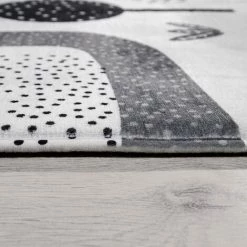 Paco Home Tapis Enfant Tapis Chambre Enfant Motif Animal Arbre Rue Blanc Gris 120x160 Cm -Tapis et paillasson Soldes 54127626 3