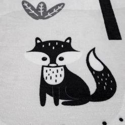 Paco Home Tapis Enfant Tapis Chambre Enfant Motif Animal Arbre Rue Blanc Gris 120x160 Cm -Tapis et paillasson Soldes 54127626 5